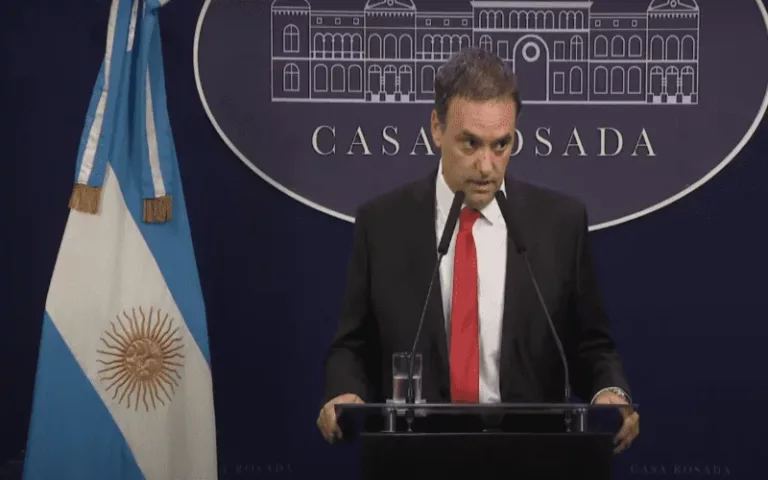 Adorni habló sobre el retiro del capítulo fiscal de la Ley Ómnibus