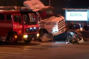 Dos fallecidos tras un accidente en Panamericana