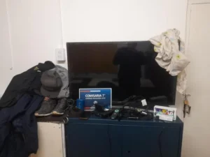 Allanamiento en San Lorenzo