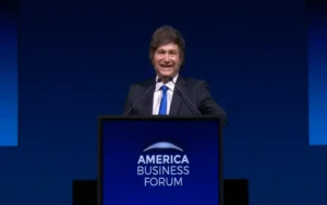America Business Forum: Javier Milei instó a empresarios a invertir en Argentina