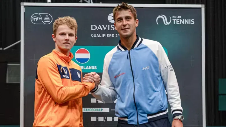 Argentina enfrenta a Países Bajos por un lugar en las Finales de la Copa Davis