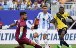 Argentina se impuso 1-0 a Ecuador en un amistoso.