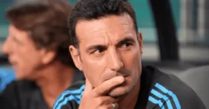 Selección Argentina de fútbol antes de un partido