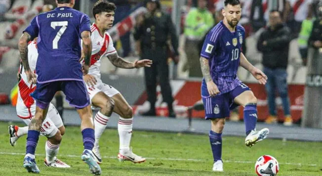 De la mano de Lionel Messi, que anotó los dos goles, la selección nacional derrotó con autoridad a la albirroja en Lima y es líder de las eliminatorias.