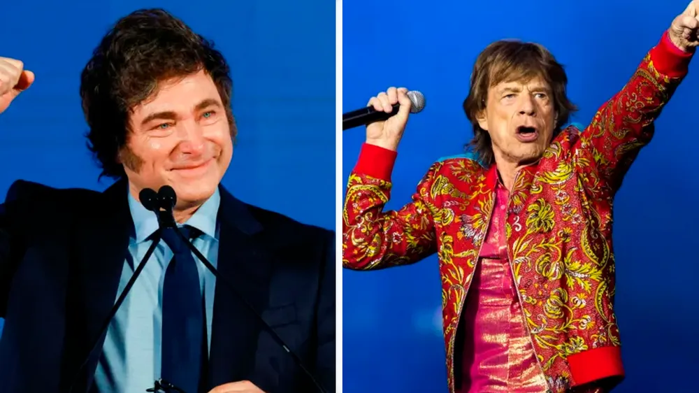 Aseguran que Mick Jagger conocería a Javier Milei en el Reino Unido.