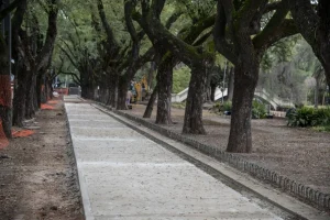 Obras en el Parque de la Independencia de Rosario