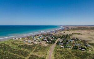 Una playa desconocida de la Patagonia