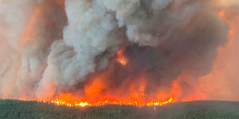 Canadá: incendios forestales dejaron más de 22.000 evacuados.