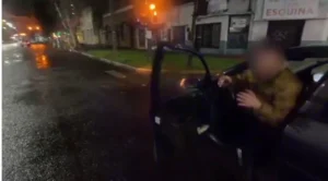 choque y persecución en Rosario