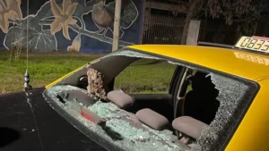 choque con pelea en Rosario