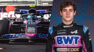 Franco Colapinto probó por primera vez un auto de Alpine.