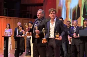 Franco Colapinto y Dibu Martínez ganaron el Olimpia de Oro.