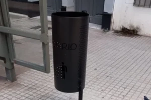 cestos papeleros avenida Pellegrini