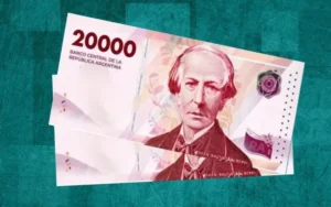 Comenzaron a circular los billetes de 20 mil pesos