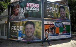 Comenzó en Rosario la limpieza posterior a la campaña electoral.