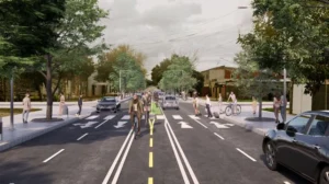 Empiezan las obras de remodelación de la Avenida Ayacucho.