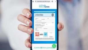 Cómo se tramita el certificado médico digital que lanzó Santa Fe