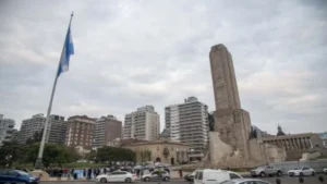 Viernes nublado en Rosario
