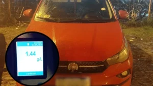 conductor borracho agredió a policía