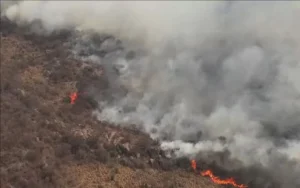 Incendios en Córdoba: hay cuatro focos activos