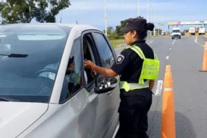 Operativo de controles de alcoholemia en Rosario