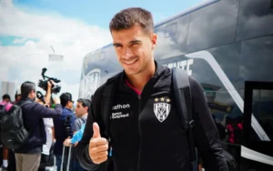 Plantel de Independiente del Valle en Rosario para la Copa Libertadores