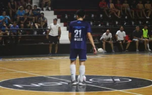 Copa de Oro de futsal en Rosario: acción en el estadio de Newell´s