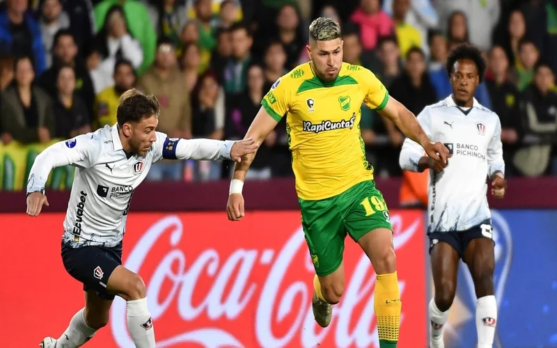 El equipo de Florencio Varela no pudo dar vuelta la serie y empató 0-0 tras caer 0-3 en el partido de ida contra Liga de Quito la semana pasada en Ecuador. 