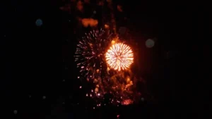 fuegos artificiales en Rosario