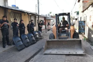 búnker derribado en Rosario