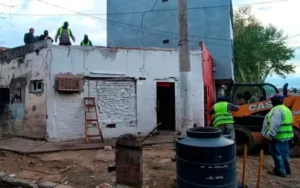 Derribaron un búnker que estaba vinculado a la banda de los Cantero