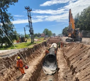 avanza la obra en la zona del aeropuerto de Rosario