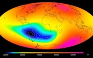 Detectan debilitamiento del campo magnético sobre Argentina y la zona