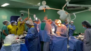 Operativo de traslado sanitario en Santa Fe