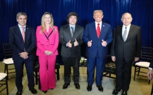 Trump y Milei en EE.UU
