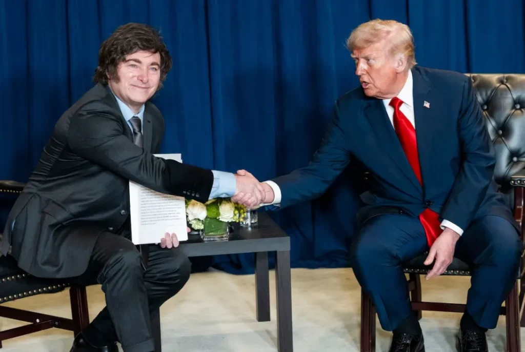 Donald Trump felicitó a Javier Milei