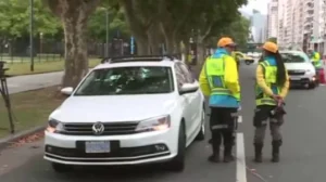 Dos diplomáticos rusos se negaron a un control de alcoholemia.