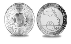 El BCRA lanzó una moneda para el Mundial 2026 en homenaje a un gol de Maradona