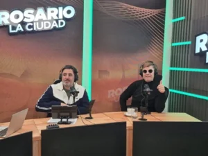 El Pájaro Gómez visitó los estudios de Rosariolaciudad Media