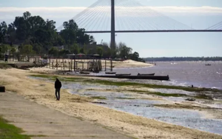 El Río Paraná vuelve a perder altura