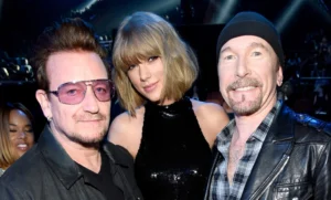 La cálida bienvenida de U2 a Taylor Swift.