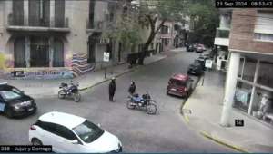 Incendio en el ascensor de un edificio
