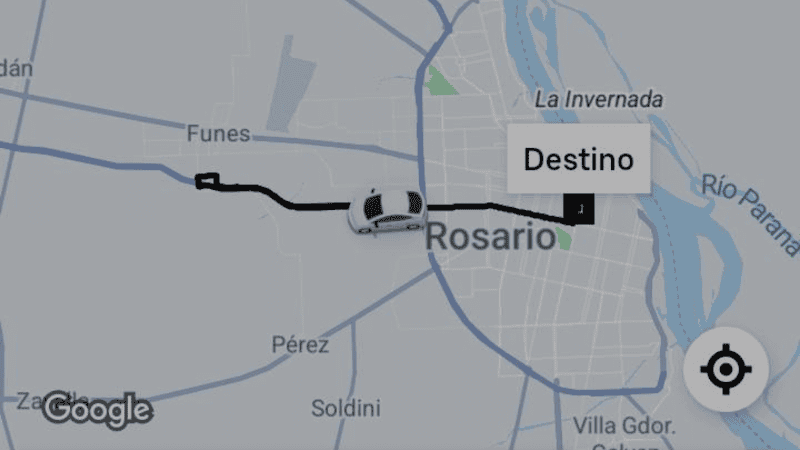 El chofer de Uber que se desvió fue imputado por privación ilegítima de la libertad.