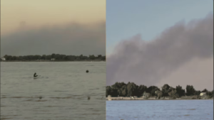 El humo volvió a Rosario y crece la bronca por las quemas.