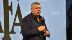 Chiqui Tapia tras la derrota de Argentina en la final