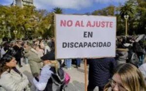 El sector de Discapacidad volvió a reclamar en Rosario