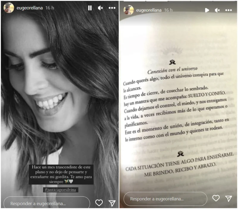 Con la sensibilidad a flor de piel y con mucho dolor por la pérdida de la rosarina, Eugenia Orellana, íntima de la actriz, realizó un sentido posteo en Instagram.