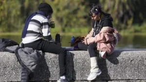 último día con altas temperaturas frente a una semana bajo cero