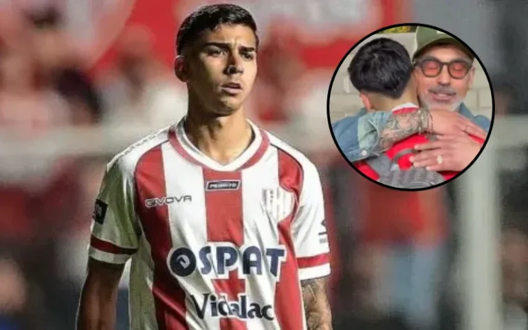 Tomás Lavezzi, el hijo del Pocho, debutó en Unión