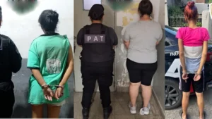 detienen a tres mujeres